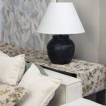 Amity home elissa table runner in natural   detailed vintage floral print