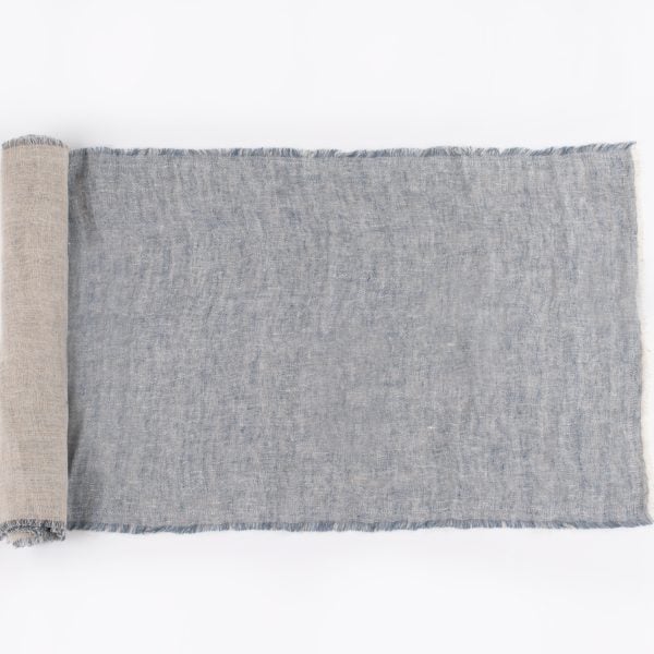 Kent Linen Table Runner, Peacock