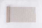 Amity home kent linen table runner in white   frayed edges