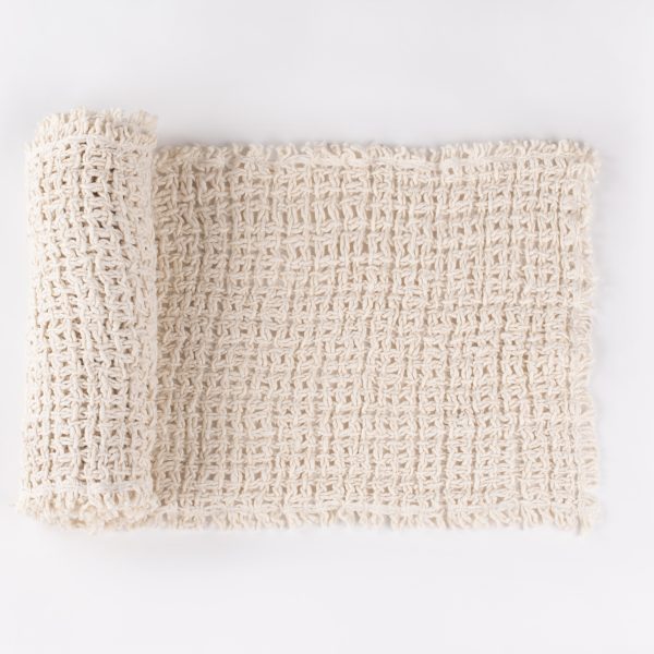 Trawick Linen Table Runner, Ivory
