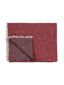 Amity home gavin super throw in cabernet   reversible woven texture