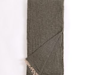 Amity home gavin super throw in earth green   textured weave