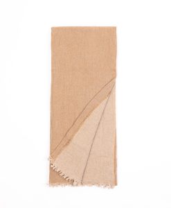 Amity home gavin super throw in sand   fringed edges