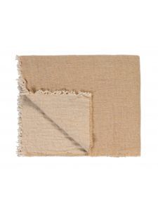 Amity home gavin super throw in sand   fringed edges