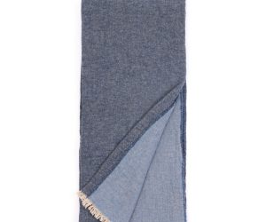 Amity home gavin super throw in storm blue   heathered texture