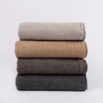 Amity home gavin super throw in fudge   soft textured weave