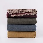 Amity home gavin super throw in charcoal   woven texture