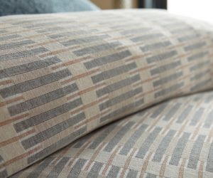 Amity home shiloh duvet cover in natural grey rust   abstract block pattern