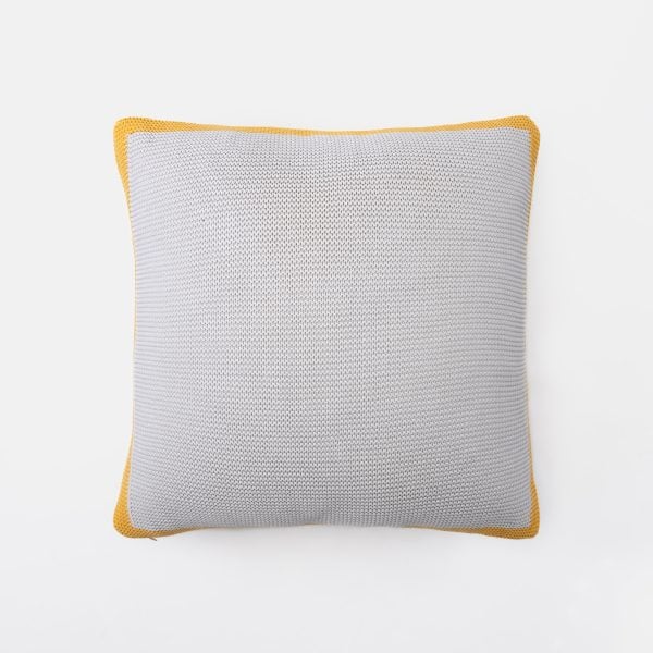 Barragan Linen, Grey/Golden Rod, Pillow