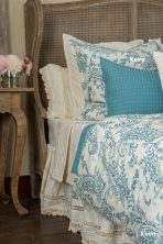 Kiera Duvet Cover, Turquoise, Twin