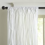 Asher Cotton Curtain, White, 96" - Image 2