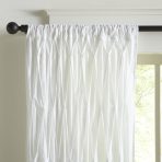 ASHER COTTON CURTAIN, WHITE, 96″