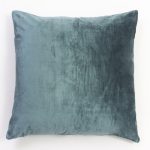 Amity home lia rayon velvet duvet cover in peacock   luxurious velvet texture