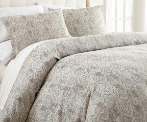 Amity home sabine jacquard duvet cover in natural   jacquard weave