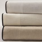 TYNE LINEN WHITE-CHARCOAL EMB SHEET SET